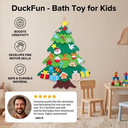 ChristmasFelt - Montessori 3D Felt Christmas Tree