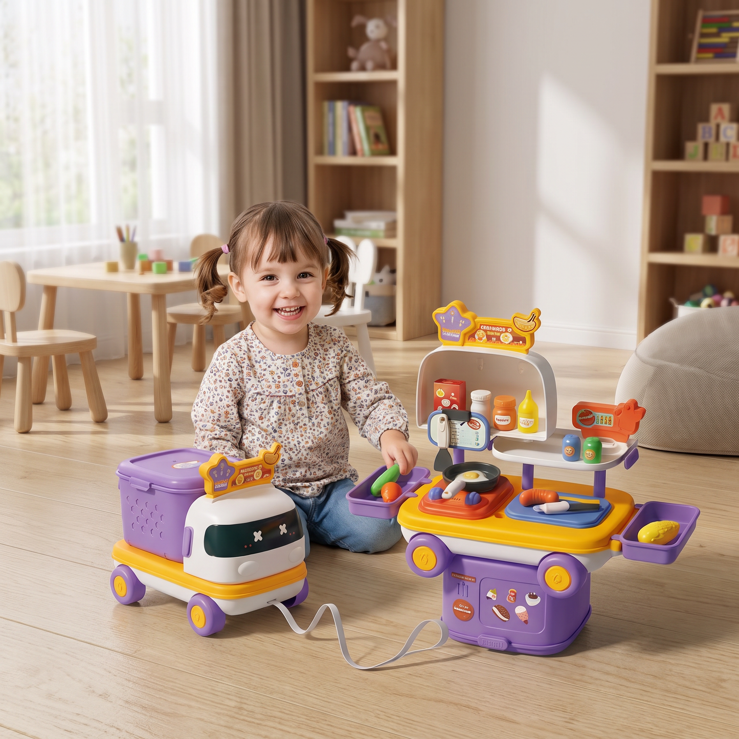 2-in-1 Play Truck for Kids