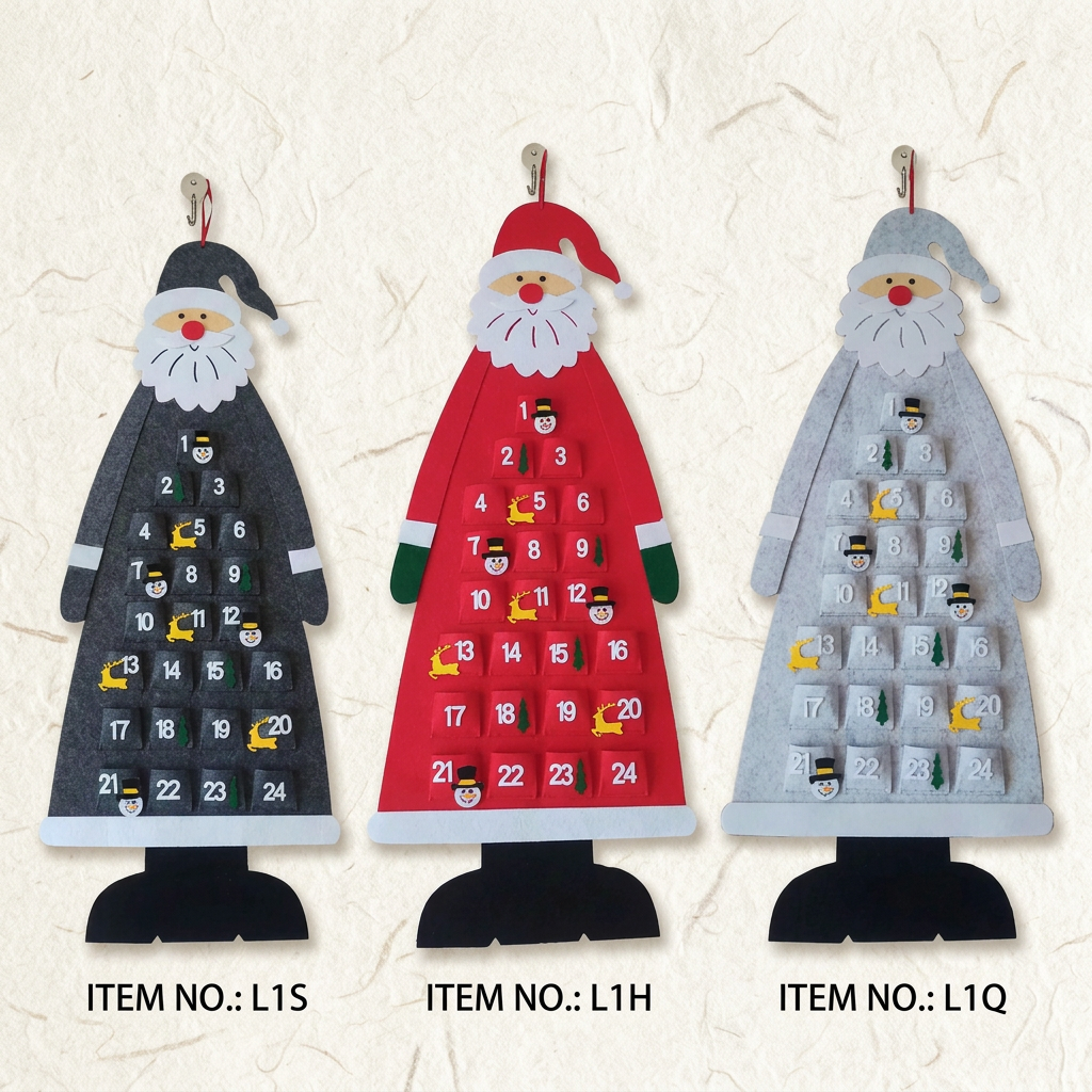 ChristmasFelt - Montessori 3D Felt Christmas Tree
