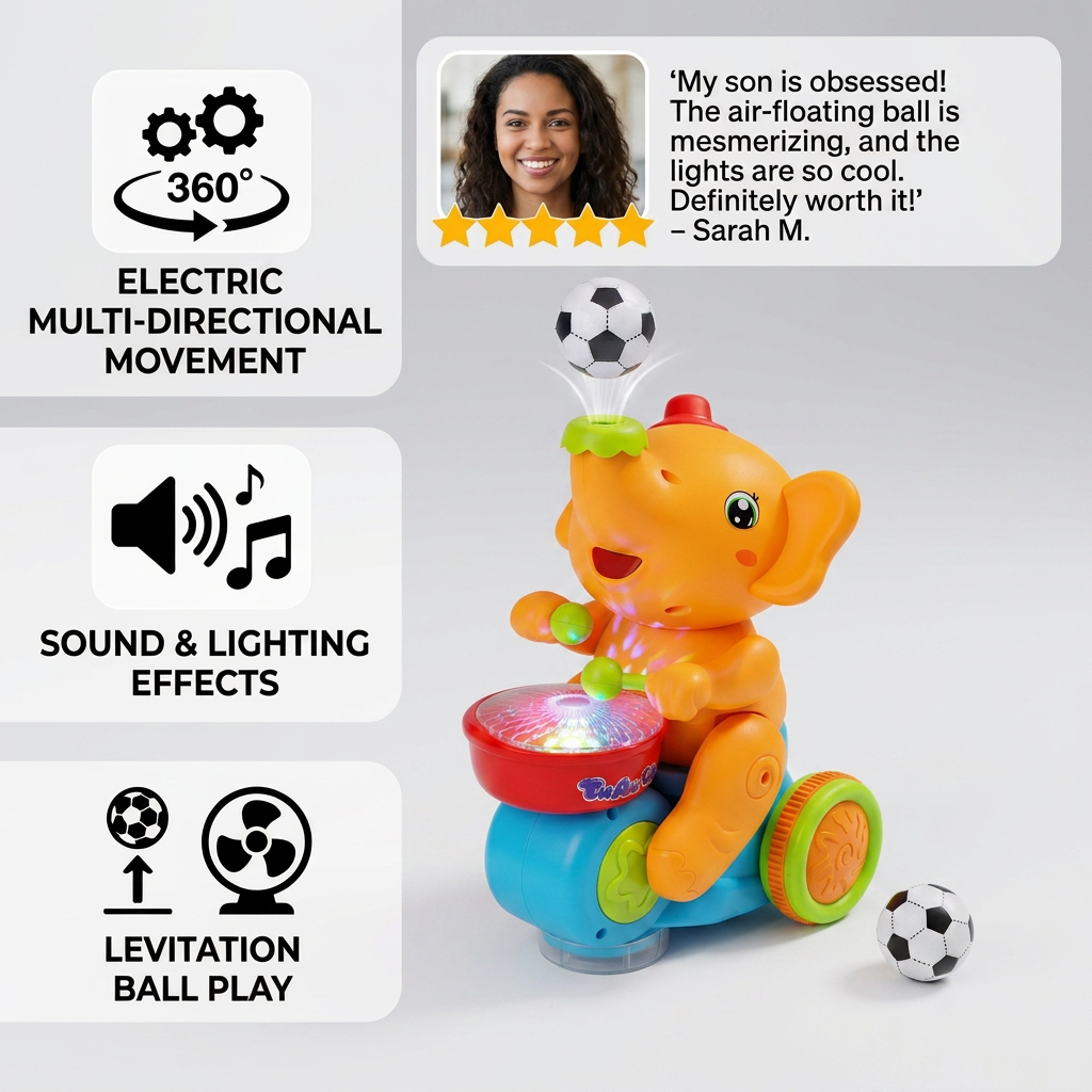 Elephant Airball Toy