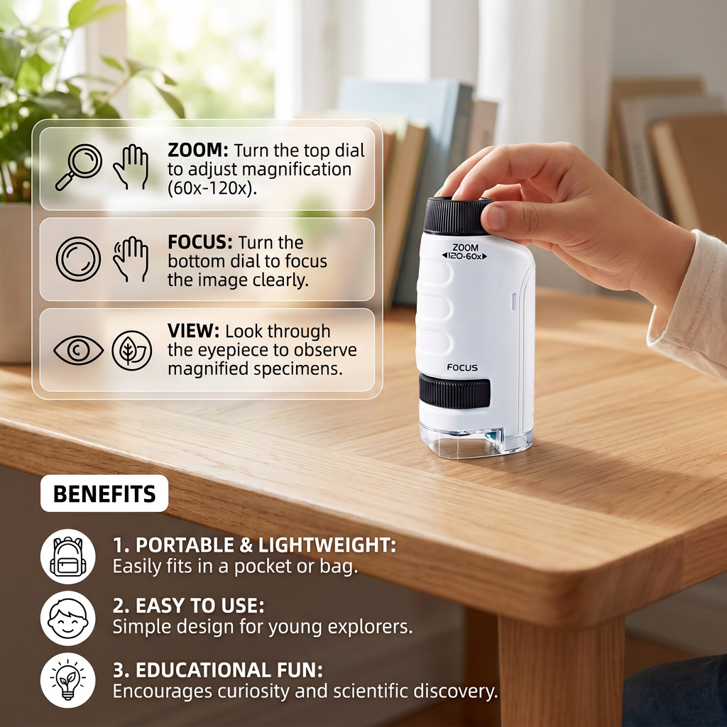 Mini Microscope for kids