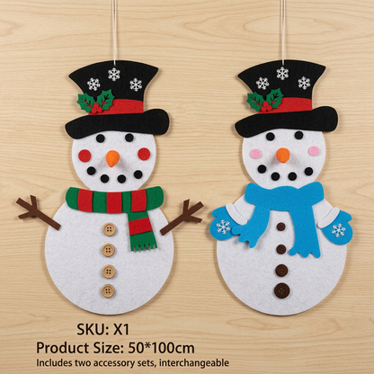 ChristmasFelt - Montessori 3D Felt Christmas Tree