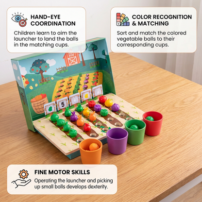Montessori Colors & Numbers Farm Learning Game