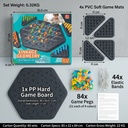Rubber Band Chess Puzzle Game