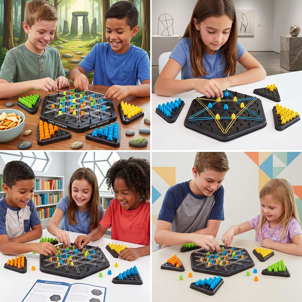 Rubber Band Chess Puzzle Game
