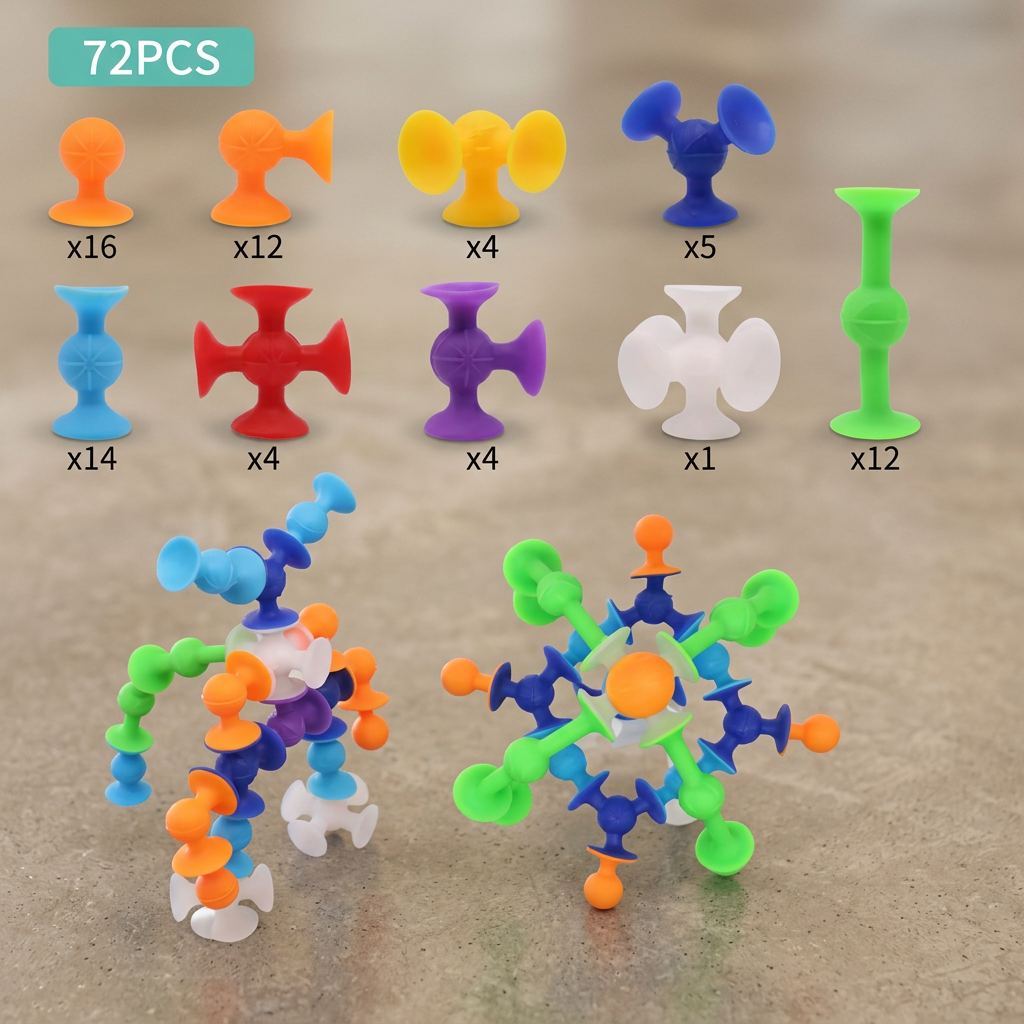 Montessori Silicone Suction Cup Toy