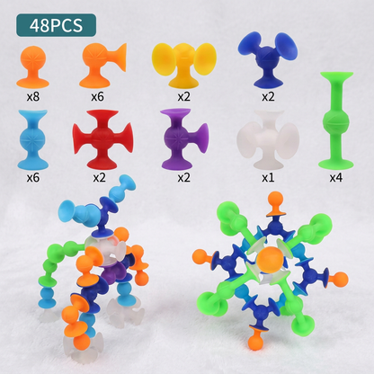 Montessori Silicone Suction Cup Toy
