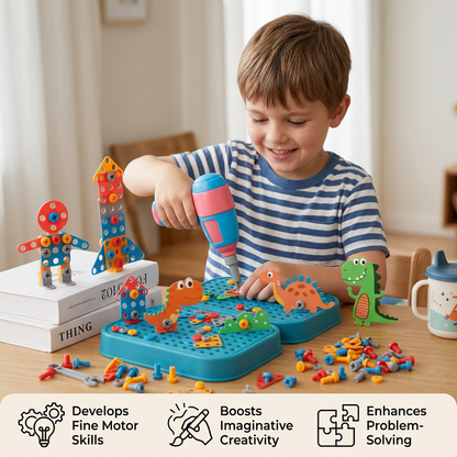 Dino Craftsman construction play set for children