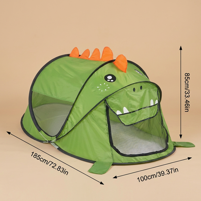 Foldable Dino Play Tent for Kids – Perfect for Warm Days & Cozy Playtime