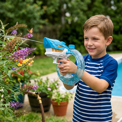 Electric Shark Water Gun for Kids – Fully Automatic Water Blaster for Hot Summer Fun