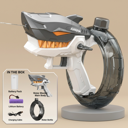 Electric Shark Water Gun for Kids – Fully Automatic Water Blaster for Hot Summer Fun