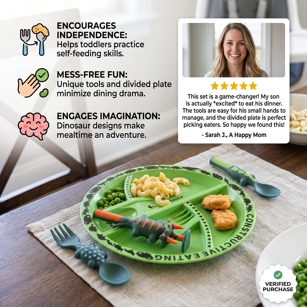 Dino Themed Dining Set