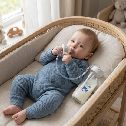 Hands-free Baby Feeding Bottle