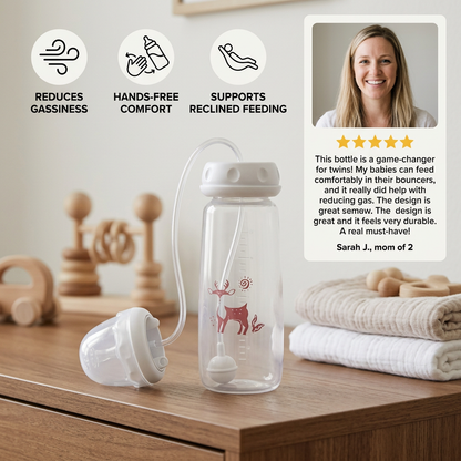 Hands-free Baby Feeding Bottle