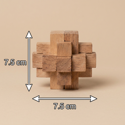 Montessori 3D Wooden Brain Puzzle - Early Learning Toy