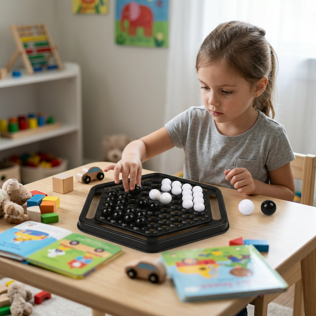 Push-Chess Family Strategy Game – Interactive Logic & Thinking Game for Kids