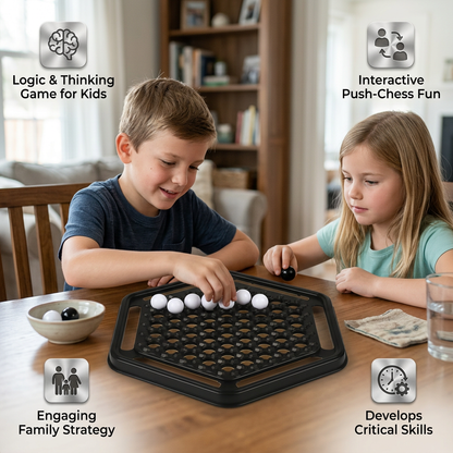 Push-Chess Family Strategy Game – Interactive Logic & Thinking Game for Kids