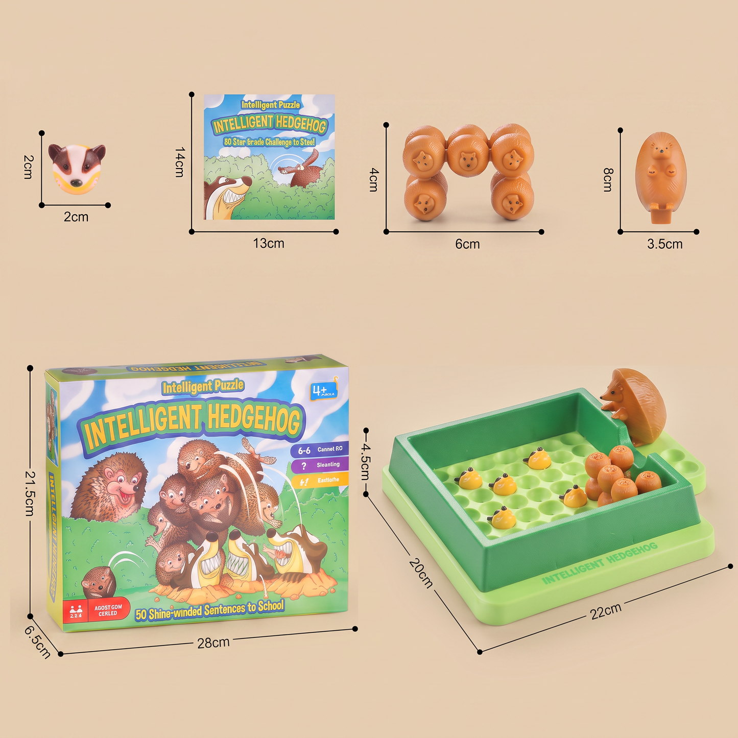 Intelligent Hedgehog - Brain Puzzle Game for Kids