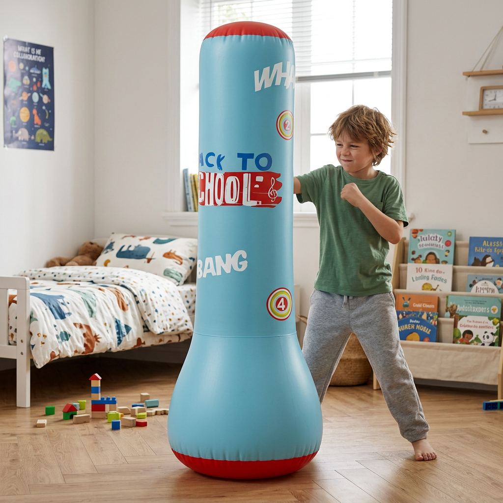 Inflatable Kids Punch Bag with Water Base