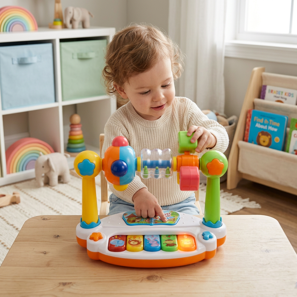 Musical 5-in-1 Educational Toy for Babies