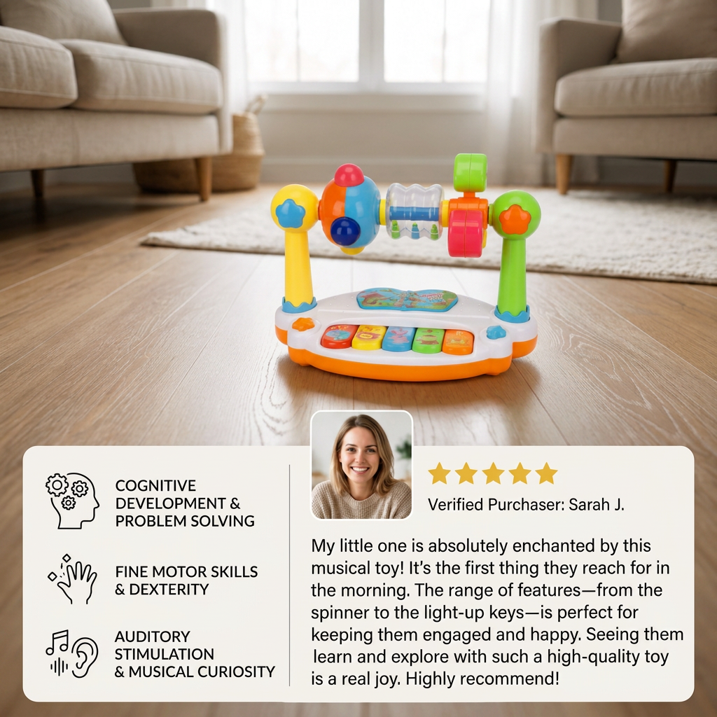 Musical 5-in-1 Educational Toy for Babies