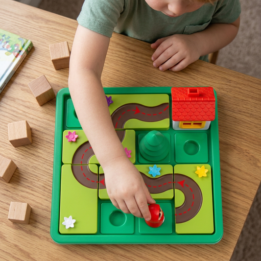 Montessori Little Red Riding Hood puzzle and skill game
