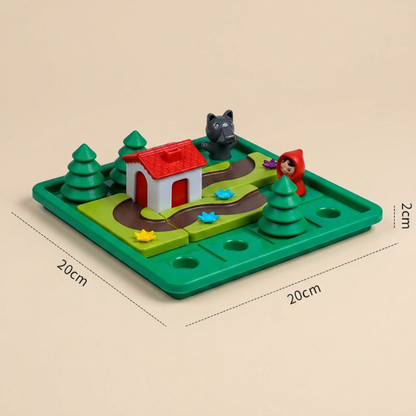 Montessori Little Red Riding Hood puzzle and skill game