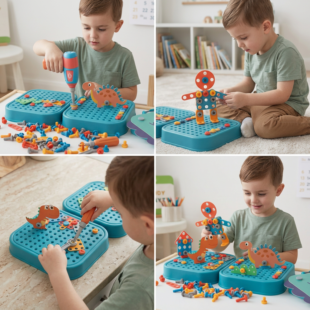 Dino Craftsman construction play set for children