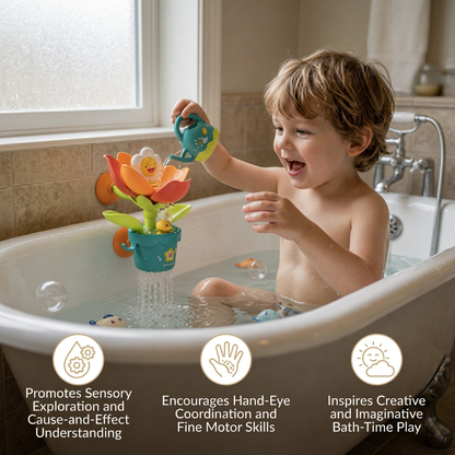 Flower Fun Bath Toy with Watering Can!