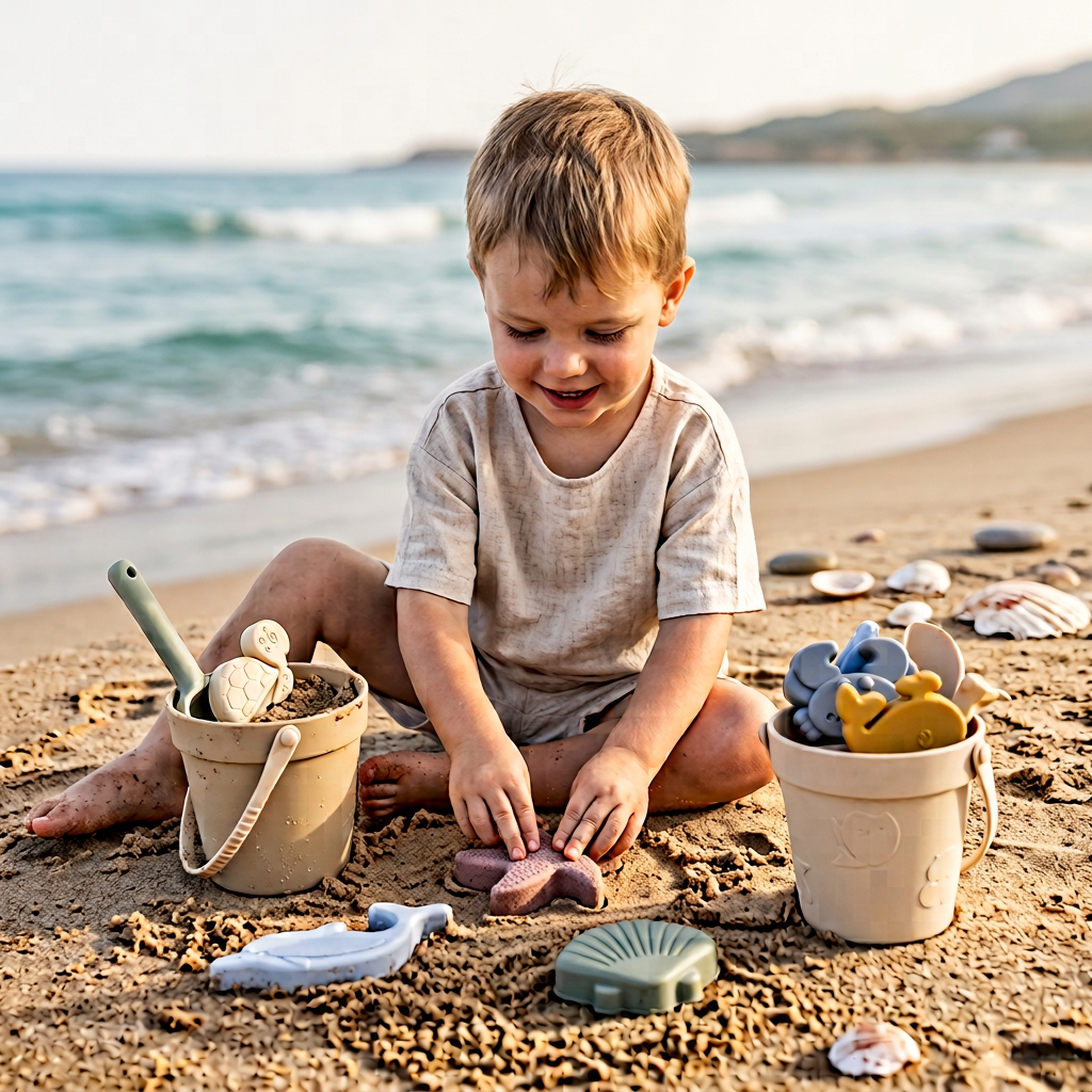 Eco-Friendly Silicone Beach Play Set