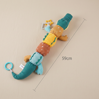 Sensory Plush Rattle and Music Crocodile