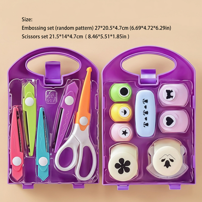 Safe Craft Scissor and Punch Kids Set