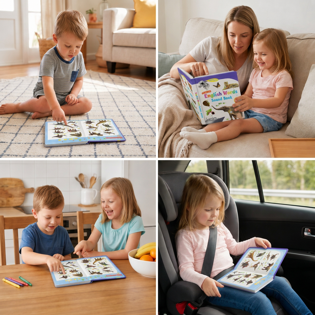 Talking English learning book for children