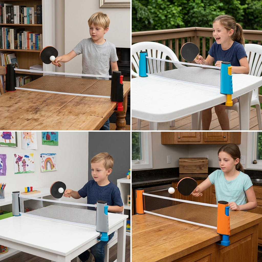 Adjustable table tennis net - suitable for every table!
