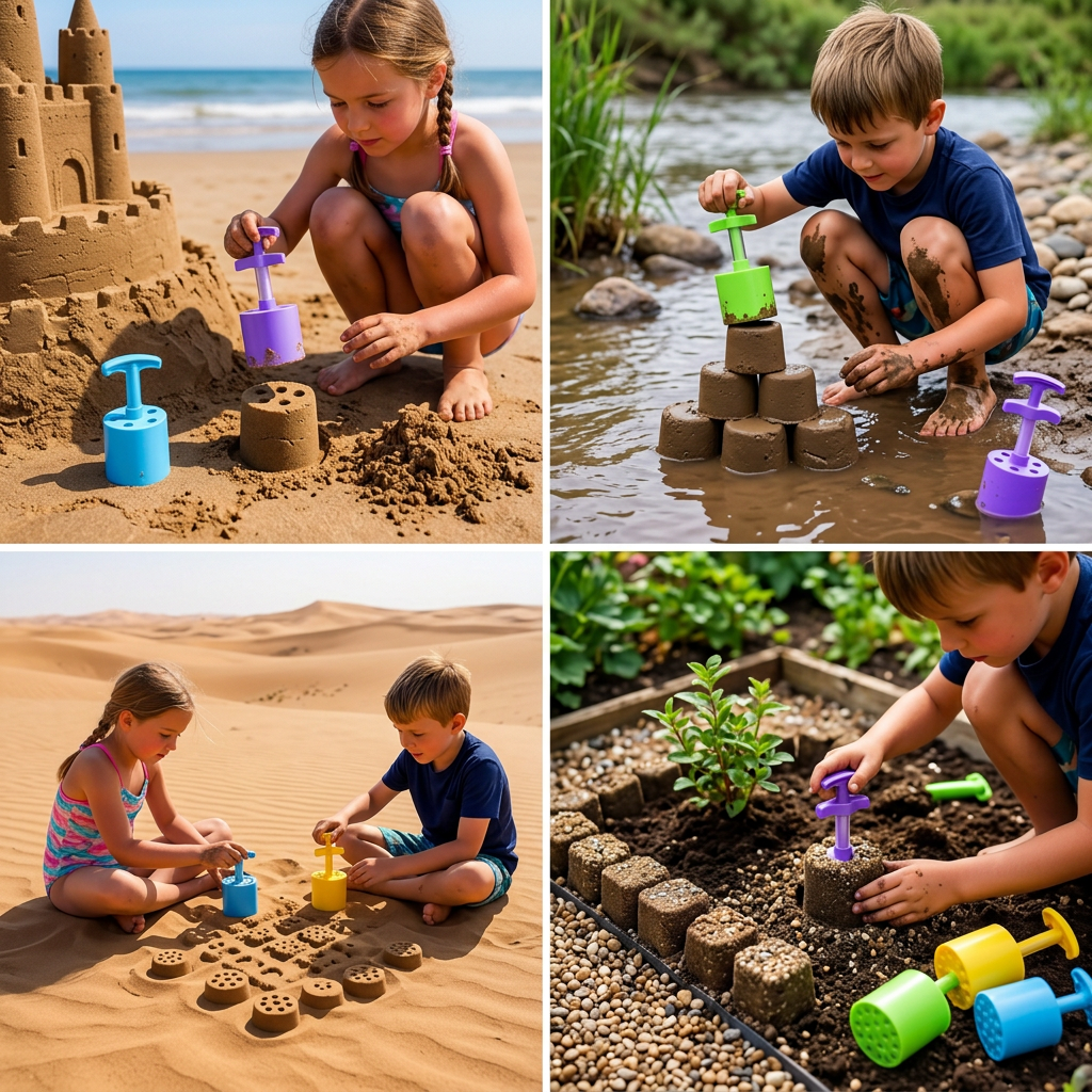 Honeycomb Sand Castle Maker – Sand Mold for Kids