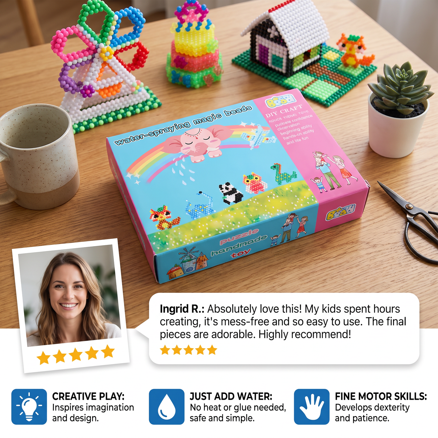 Magic water bead craft box set