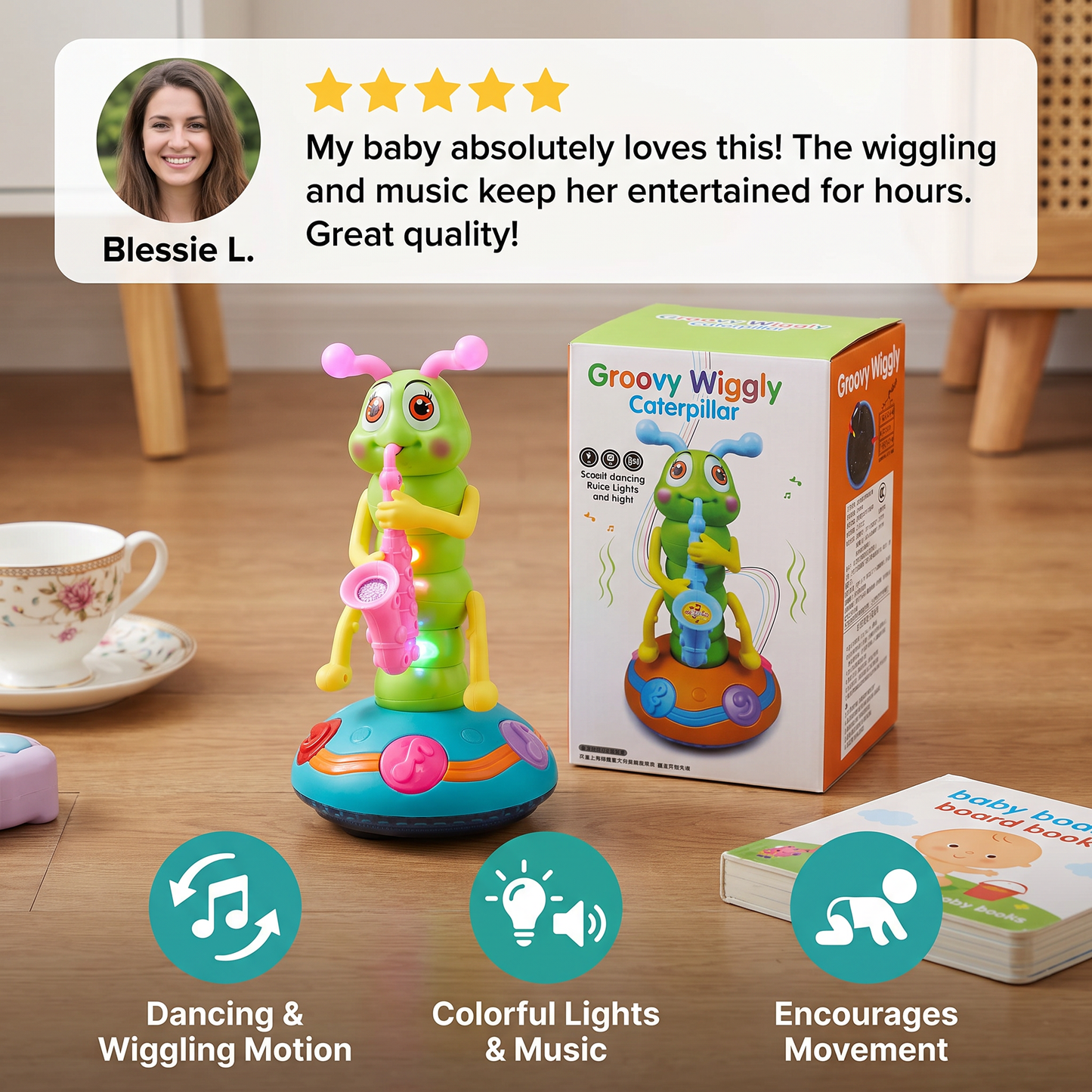 Groovy Wiggly Caterpillar – Dancing & Musical Fun