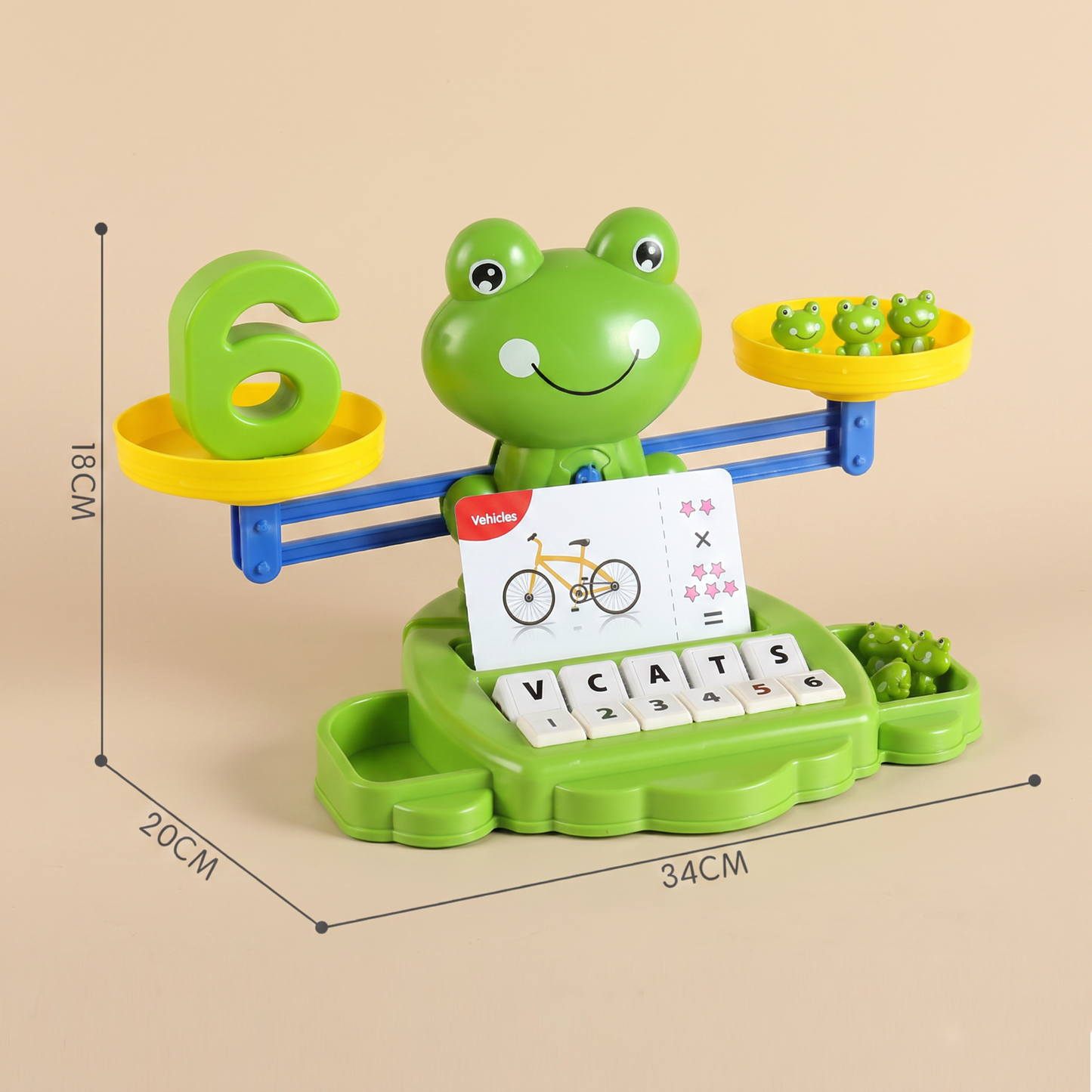 Fun & Educational Frog Balance Math Toy