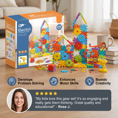 Montessori 3D Gear and Puzzle Blocks