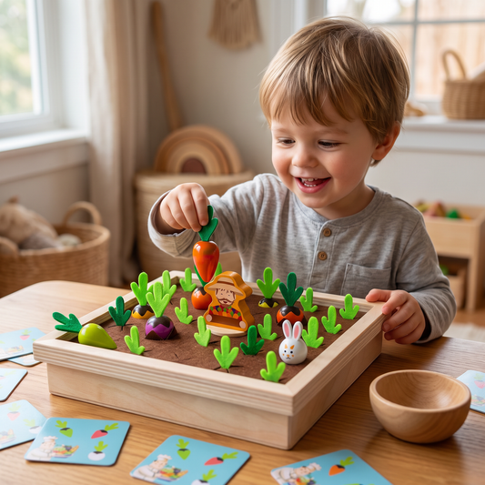 Montessori Felt Farm Toy