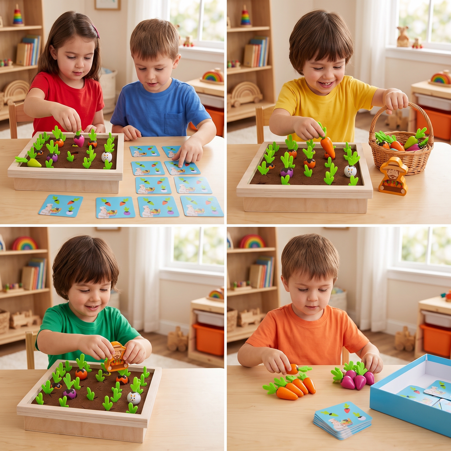 Montessori Felt Farm Toy