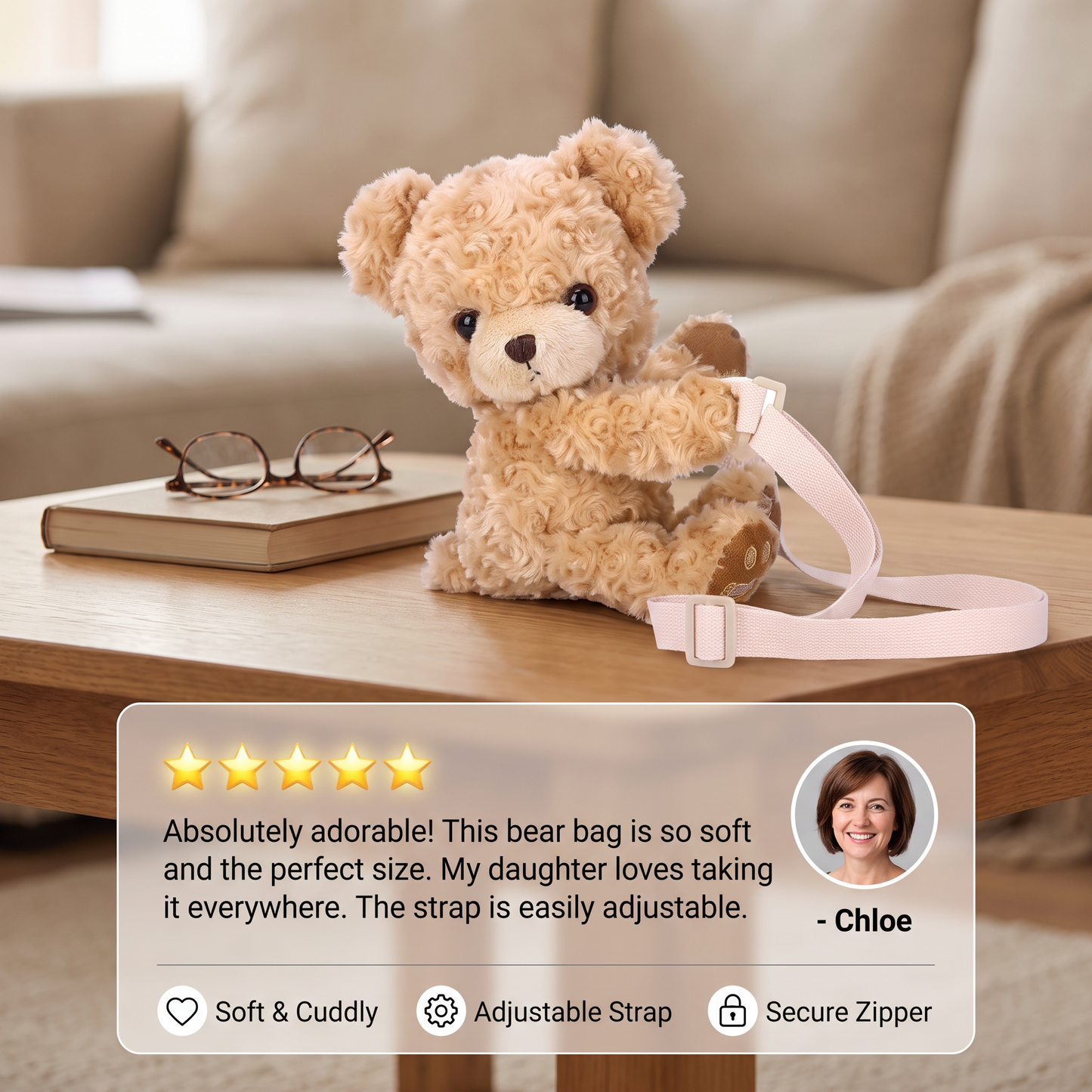 Cuddly Shoulder Bag – Your Plush Companion
