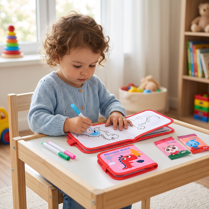 Reusable Coloring Book for Kids
