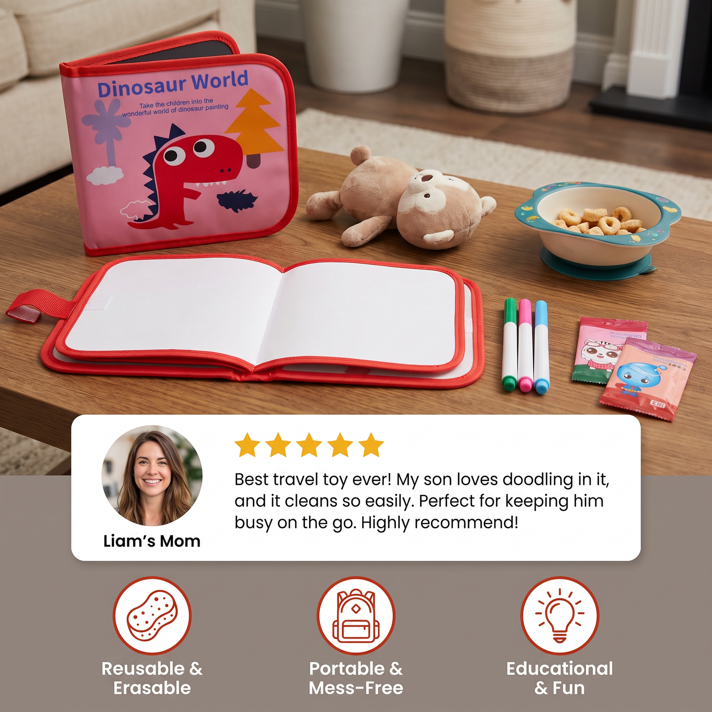 Reusable Children's Drawing Book