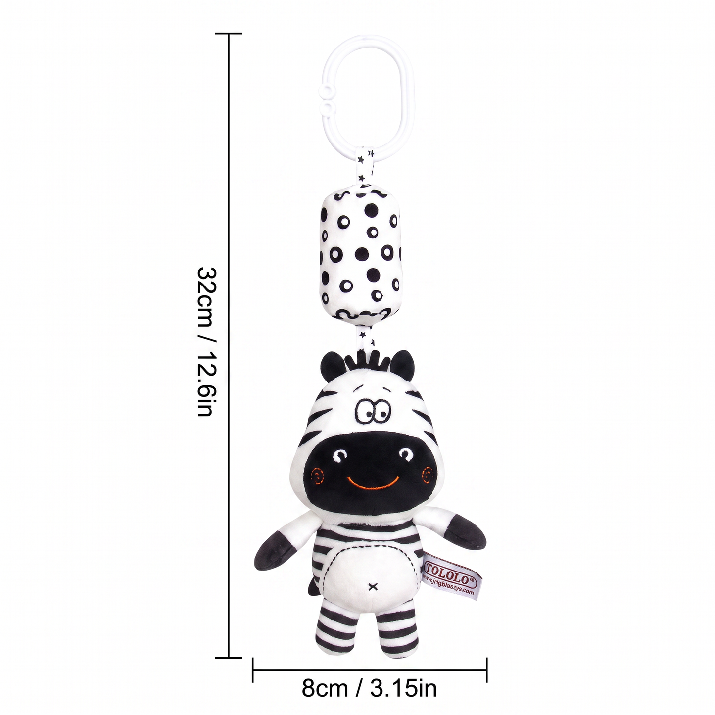 Baby Rattle Stuffed Animals for Cribs and Strollers