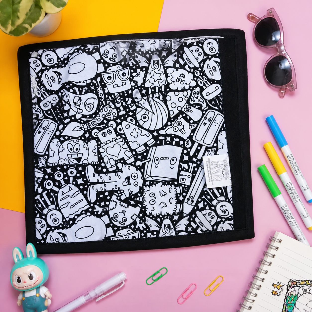 DIY Colouring Blanket for the whole family