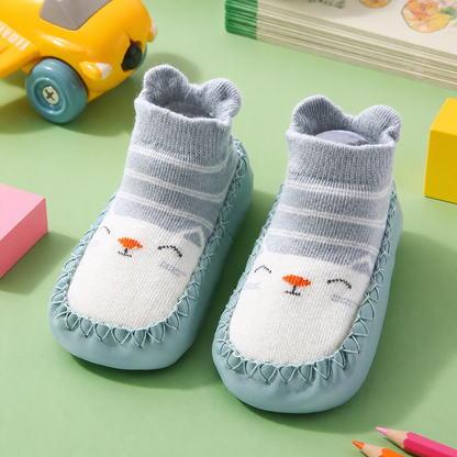 Baby Breathable Sock Shoes – Non-Slip Soft Sole Walking Socks for Infants & Toddlers