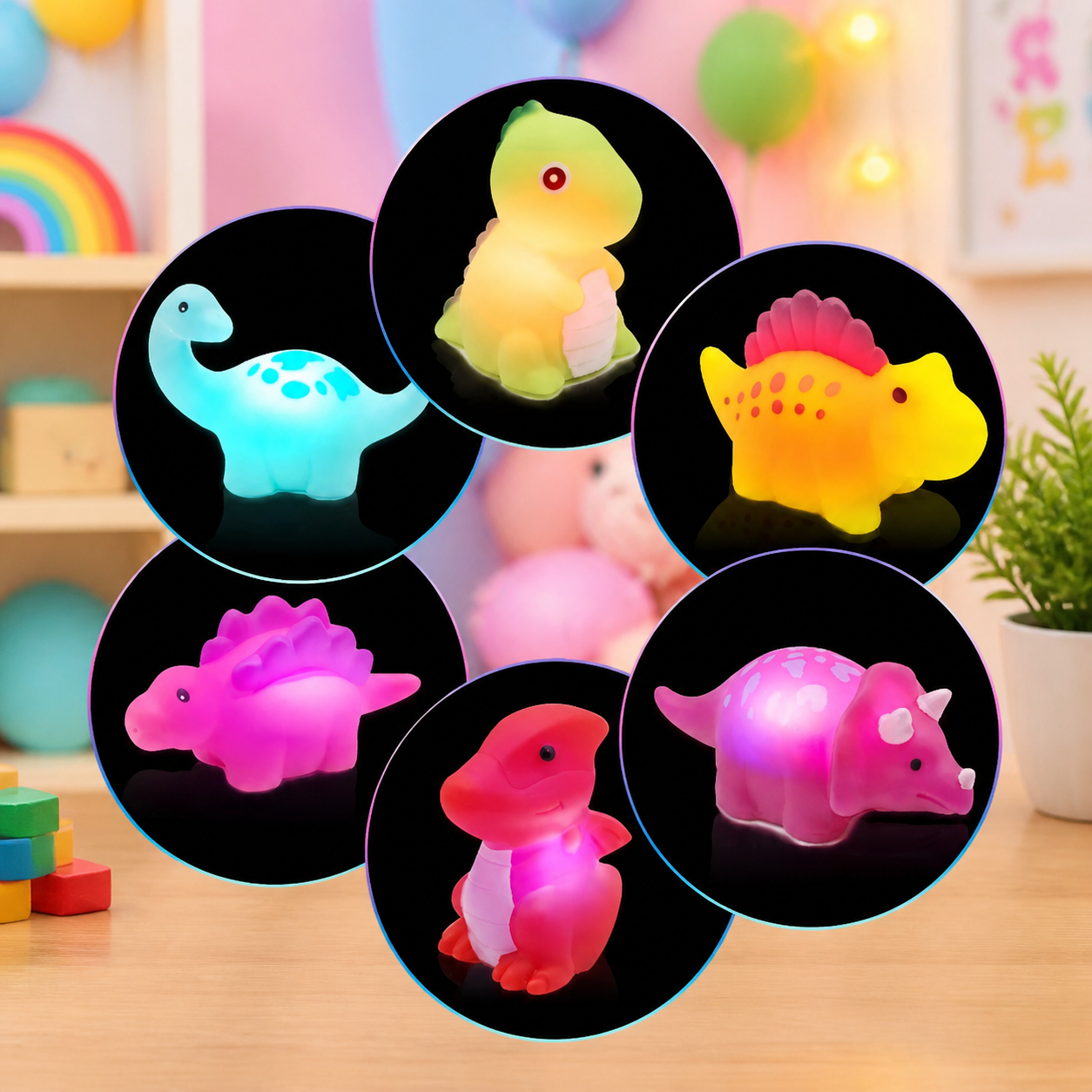 Ligth Up Dinosaur Bath Toy