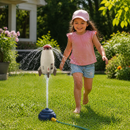 Rocket-shaped Water Sprinkler Toys for Children