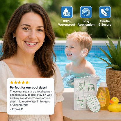 Waterproof ear protection film for children